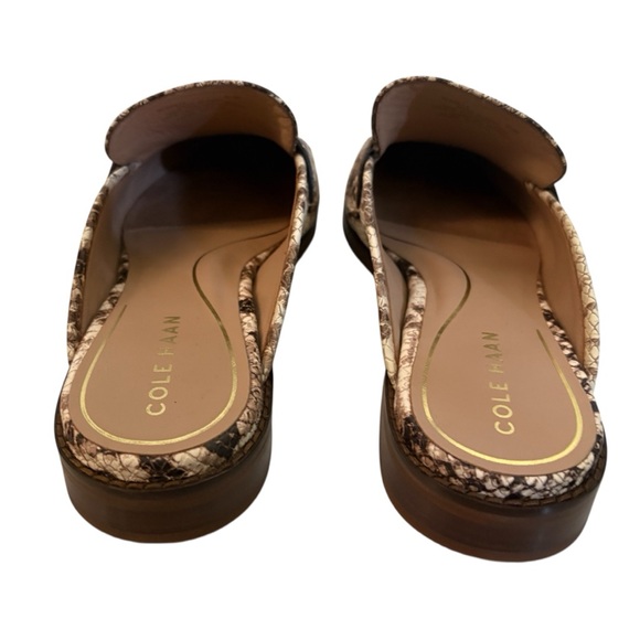 NWOB Cole Haan Womens Lux Leather Pinch Penny Mule | Size 8.5 - Picture 7 of 9